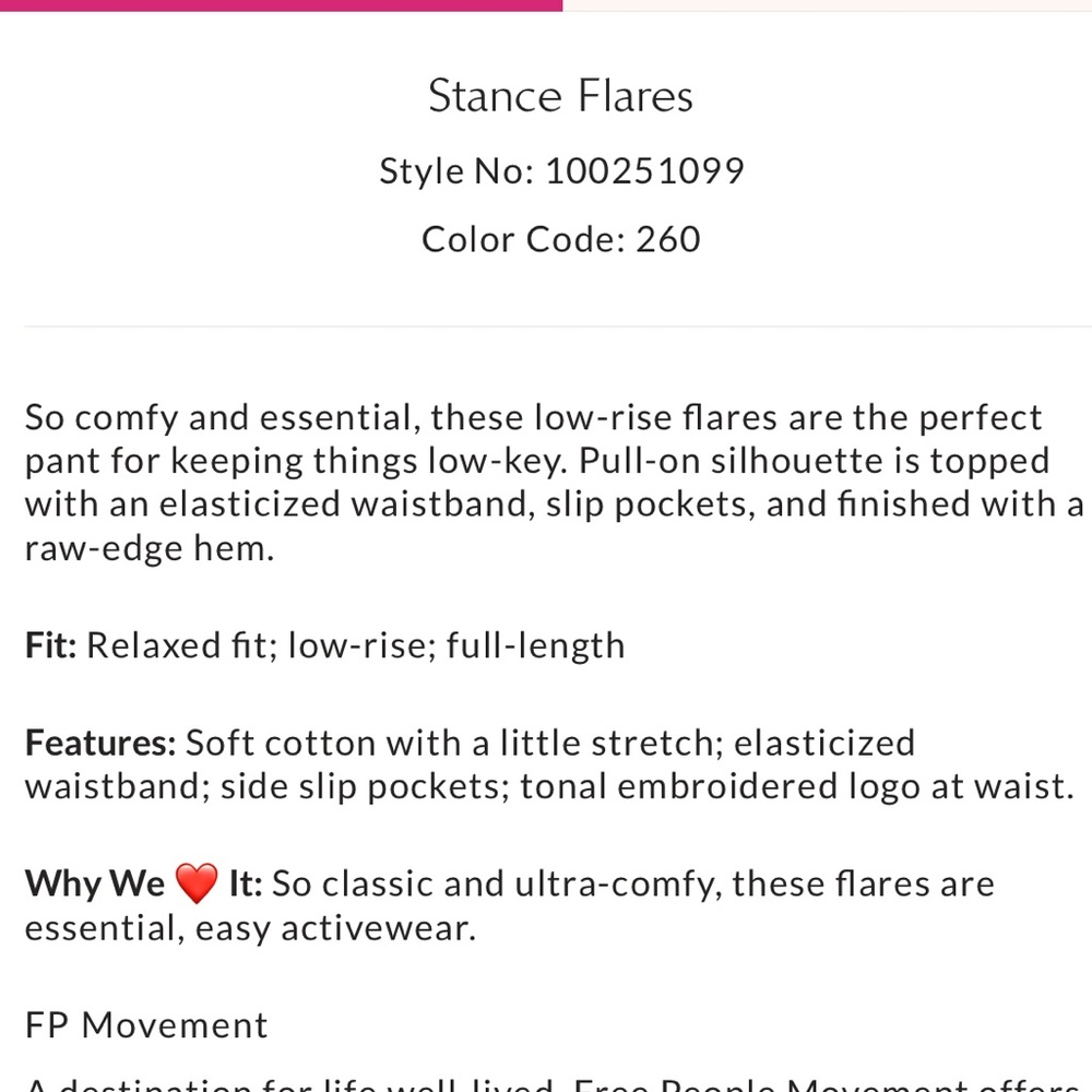 FP Movement Stance Flares - Picture 5 of 5